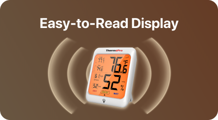 Thermomètre hygromètre d'intérieur TP53