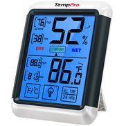 Hygromètre/thermomètre d'intérieur TP55, lot de 2