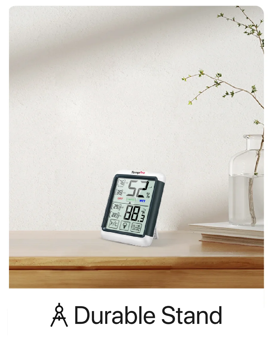 Higrómetro/termómetro digital para interiores ThermoPro TP55