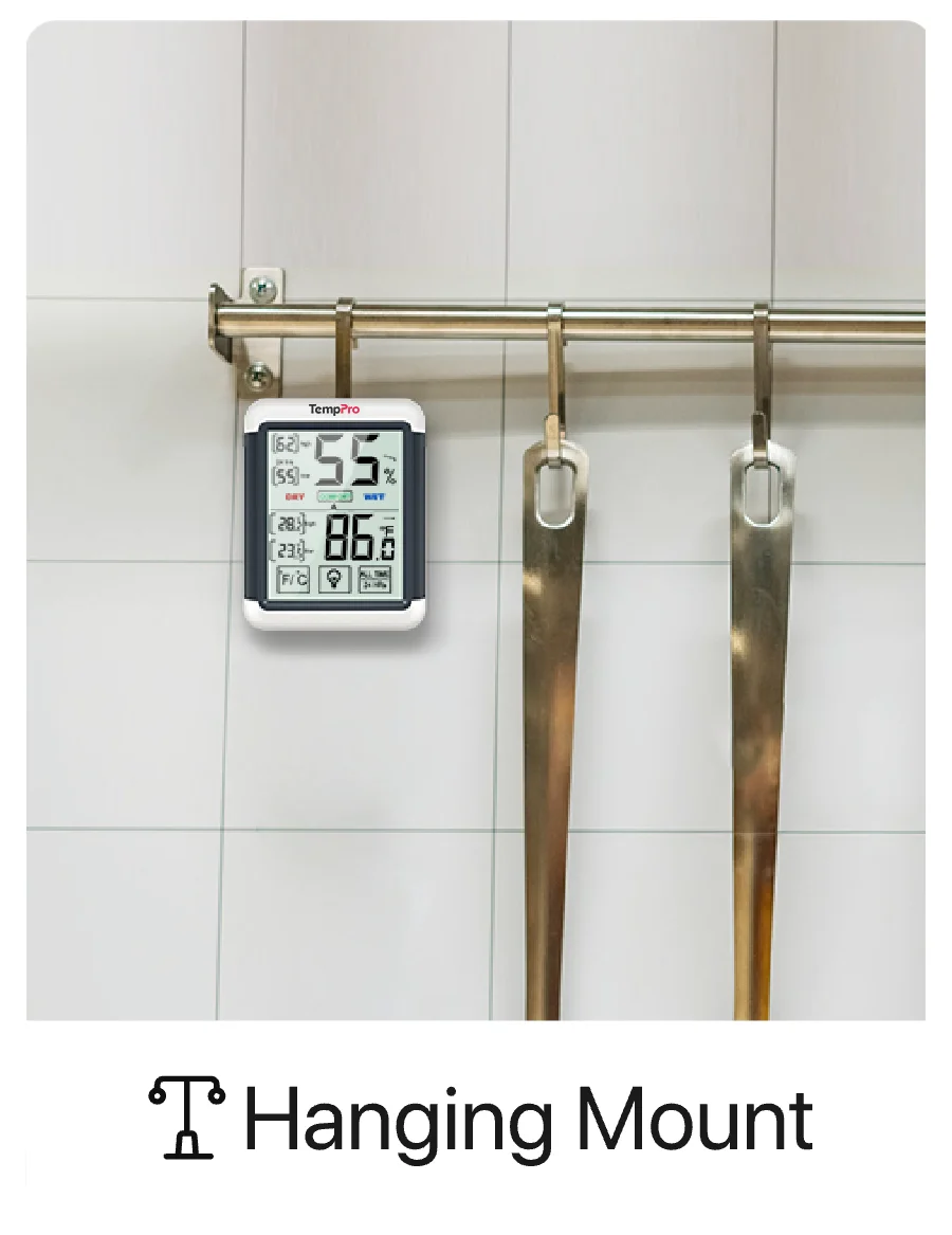 Higrómetro/termómetro digital para interiores ThermoPro TP55