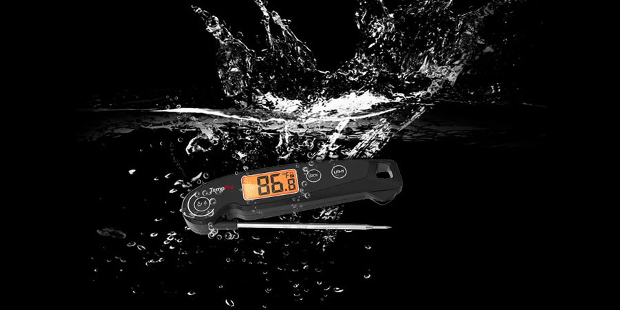 Thermomètre à viande à lecture instantanée TempPro TempSwift PLUS TP605 — Numérique, lecture rapide, sonde pliable