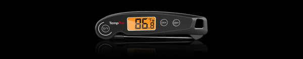 Thermomètre à viande à lecture instantanée TempPro TempSwift PLUS TP605 — Numérique, lecture rapide, sonde pliable