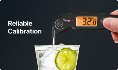 Thermomètre à viande à lecture instantanée TempPro TempSwift PLUS TP605 — Numérique, lecture rapide, sonde pliable