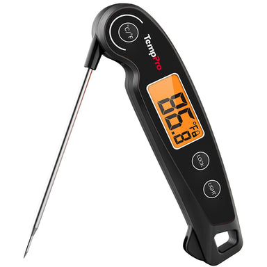 TempPro TempSwift PLUS TP605 Instant-Read Meat Thermometer — Digital, Fast Read, Foldable Probe