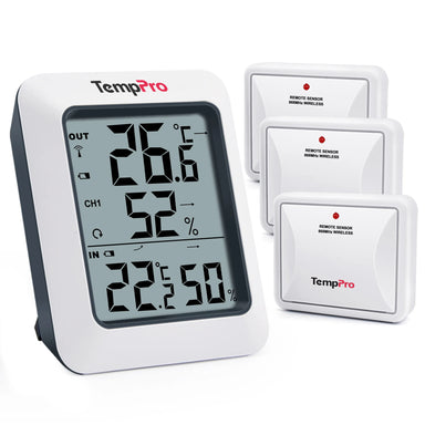 TP60B With 3 Sensors Wireless Thermometer Hygrometer