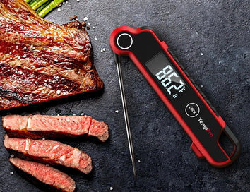 Termómetro de lectura instantánea de carne TempPro TempSwift ELITE TP620 — Digital, lectura de 0,5 segundos, resistente al agua IP65