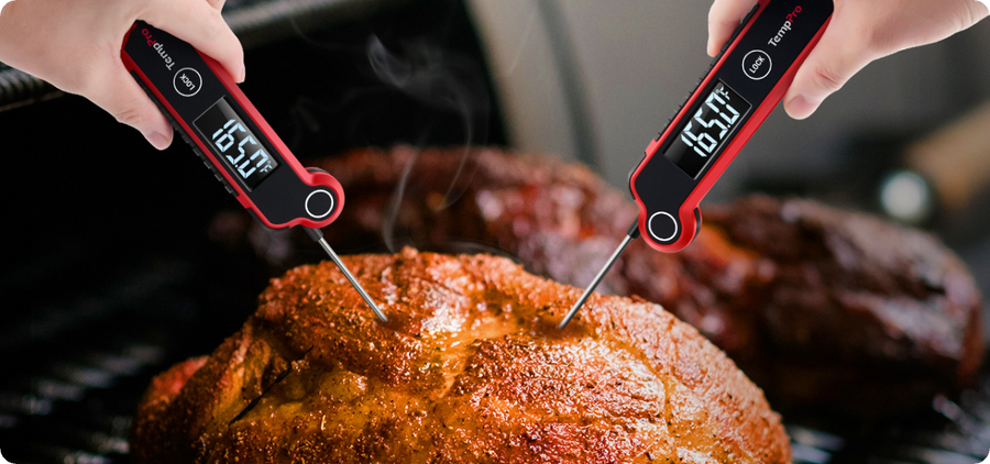 Termómetro de lectura instantánea de carne TempPro TempSwift ELITE TP620 — Digital, lectura de 0,5 segundos, resistente al agua IP65
