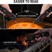 Thermomètre à viande instantané TempPro TP622 Lightning – Ultra-rapide, étanche