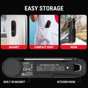 Thermomètre à viande instantané TempPro TP622 Lightning – Ultra-rapide, étanche