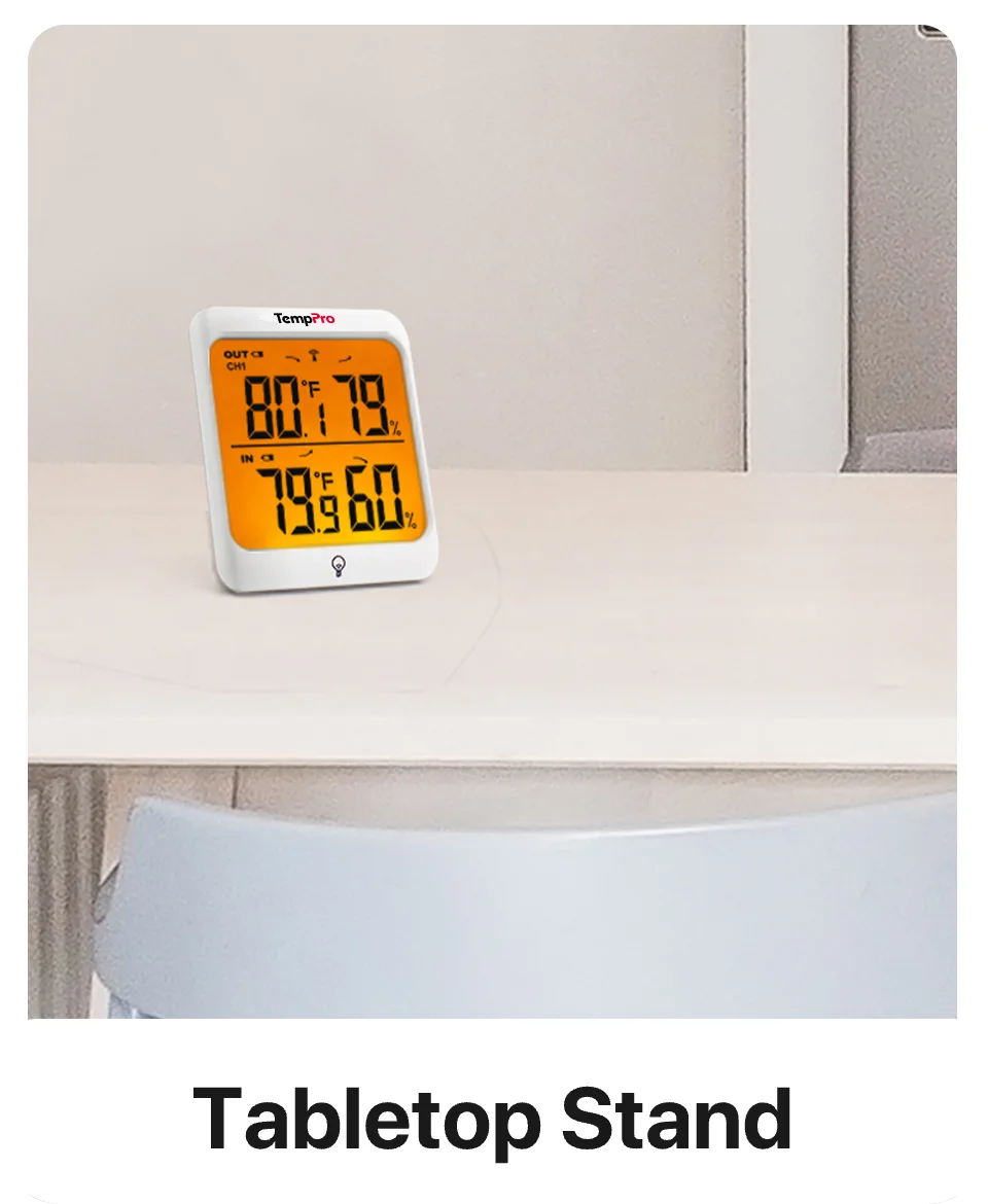 Thermomètre hygromètre sans fil TP63B
