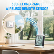 TempPro TempAir PLUS TP65B Wireless Indoor Outdoor Thermometer & Hygrometer — 4