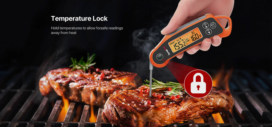 TempPro TempSwift PLUS TP710 Leave-In Meat Thermometer — Oven & Grill Safe with Timer