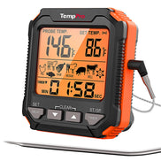 TempPro TempTrack CORE TP716 Leave-In Meat Thermometer — Oven-Safe Probe, Large Display