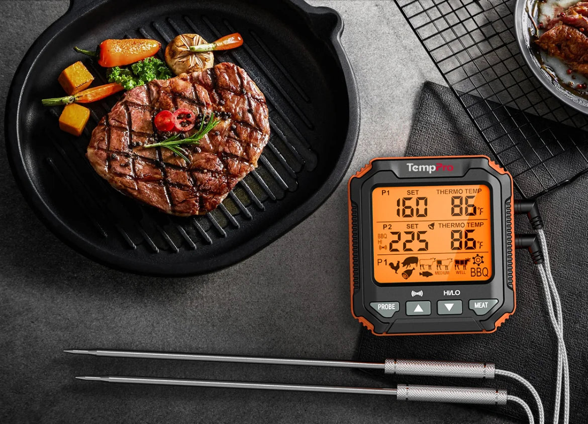 Termómetro para carne TP717 con 2 sondas