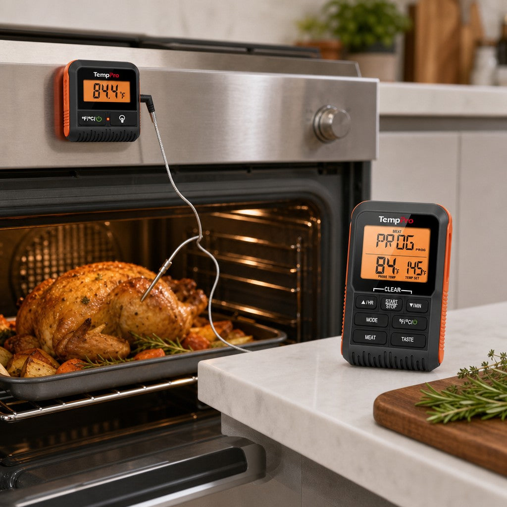 Starter Kit (2nd Batch): Bluetooth, App-Free 300' Wireless, Instant-Read & Timer
