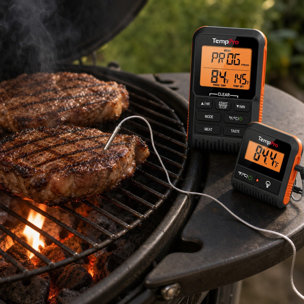 Starter Kit (2nd Batch): Bluetooth, App-Free 300' Wireless, Instant-Read & Timer
