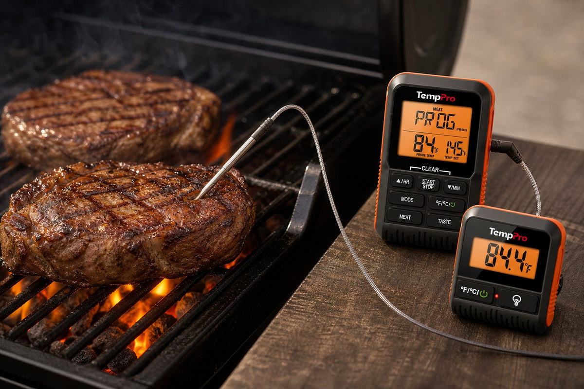 Starter Kit (2nd Batch): Bluetooth, App-Free 300' Wireless, Instant-Read & Timer
