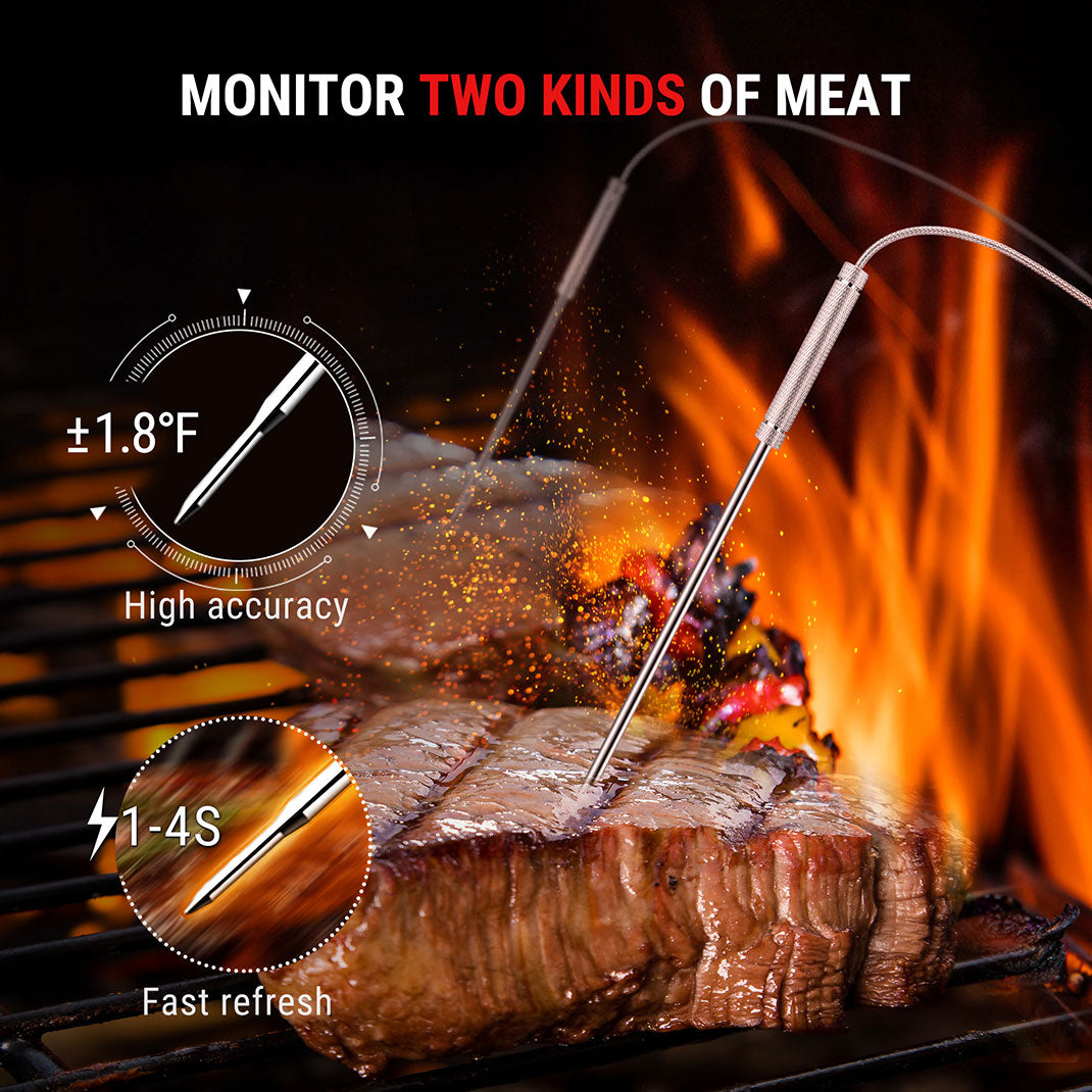 ThermoPro TP828B Wireless Meat Thermometer - Thumbnail 2