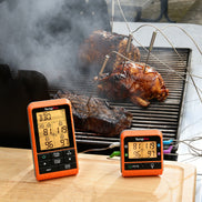 TempPro TempSync PLUS TP829B Wireless Meat Thermometer — 1000FT RF Range, 4 Probes & Dual Timers