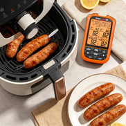 TempPro TempSpike XR TP862B Wireless Meat Thermometer — 1000FT RF Range, 2 Wire-Free Probes