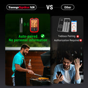 TempSpikeXR TP863B 2000FT Red Wireless Meat Thermometer