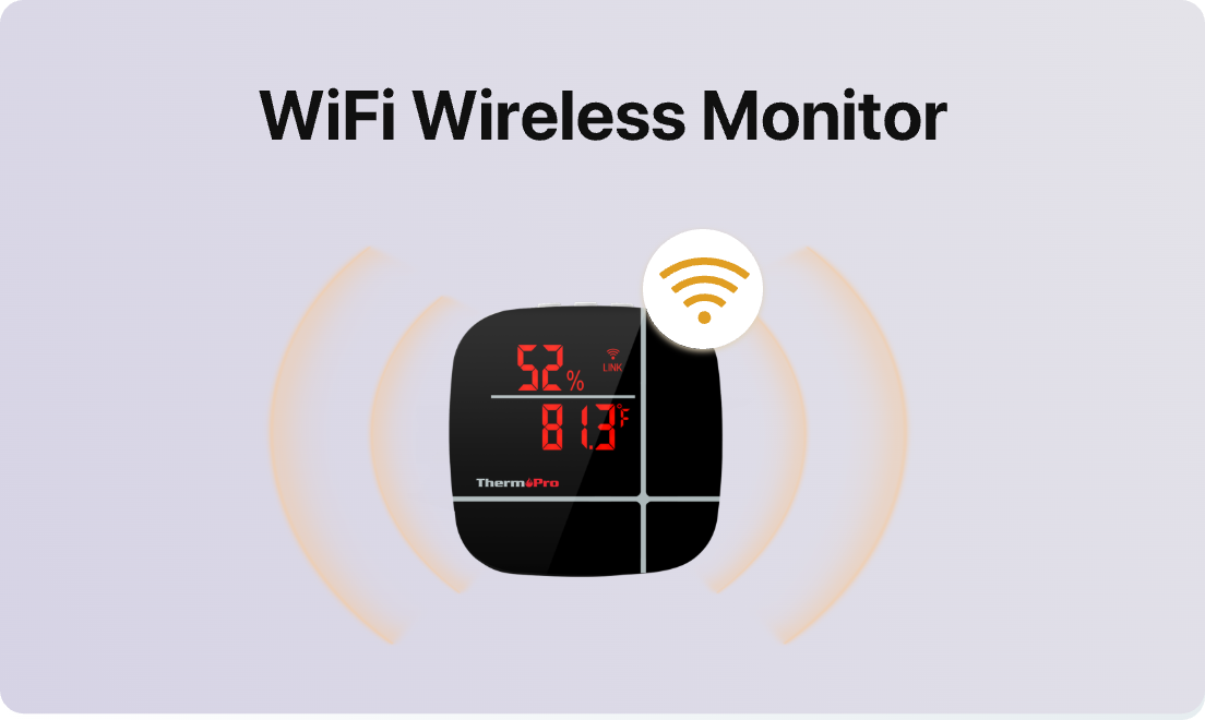 Thermomètre et hygromètre WiFi TP90
