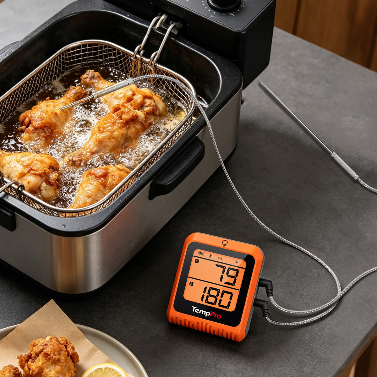 Starter Kit (2nd Batch): Bluetooth, App-Free 300' Wireless, Instant-Read & Timer