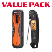 Thermomètre à viande sans fil TempPro TempSpike TP960 + Thermomètre à lecture instantanée TP605 — Pack Avantage