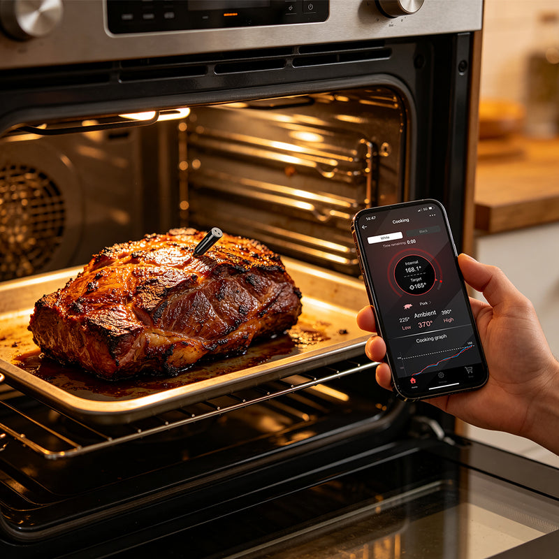 TempPro Twin TempSpike TP962 Smart Wireless Meat Thermometer — Dual Probe, 500-ft Bluetooth