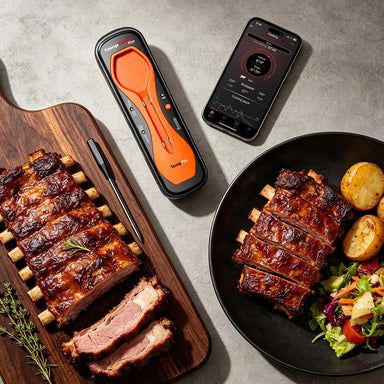 TempPro TempSpike Plus TP970 Smart Wireless Meat Thermometer — Truly Wireless, 600-ft Bluetooth