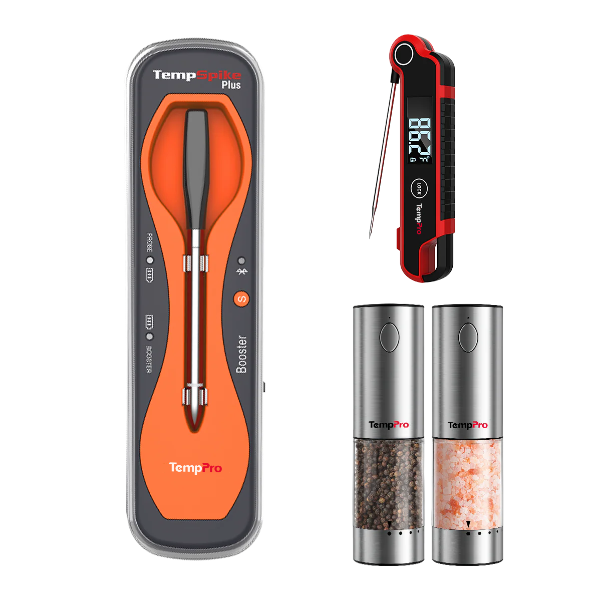 TempSpike Plus TP970  & TempPro TP620 & TempPro APG710 2-Pack