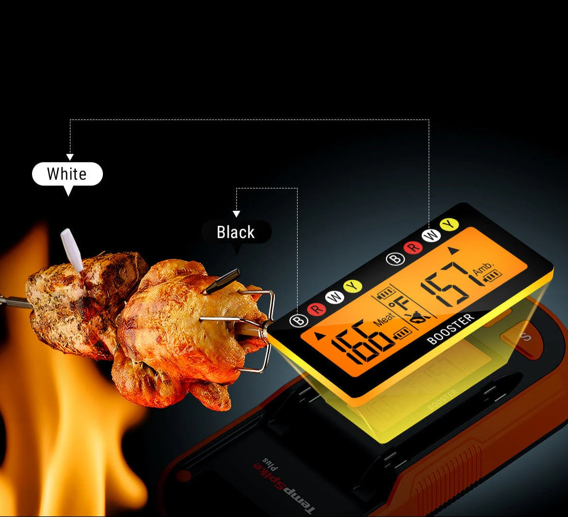 TempPro Twin TempSpike Plus TP972 Wireless Meat Thermometer + TP620 Instant-Read Thermometer — Value Pack