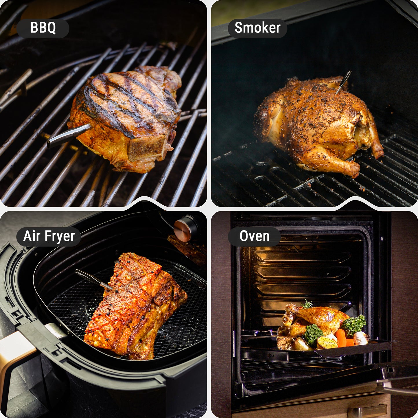 Thermomètre à viande sans fil TP972W Twin TempSpike Plus 600 pieds