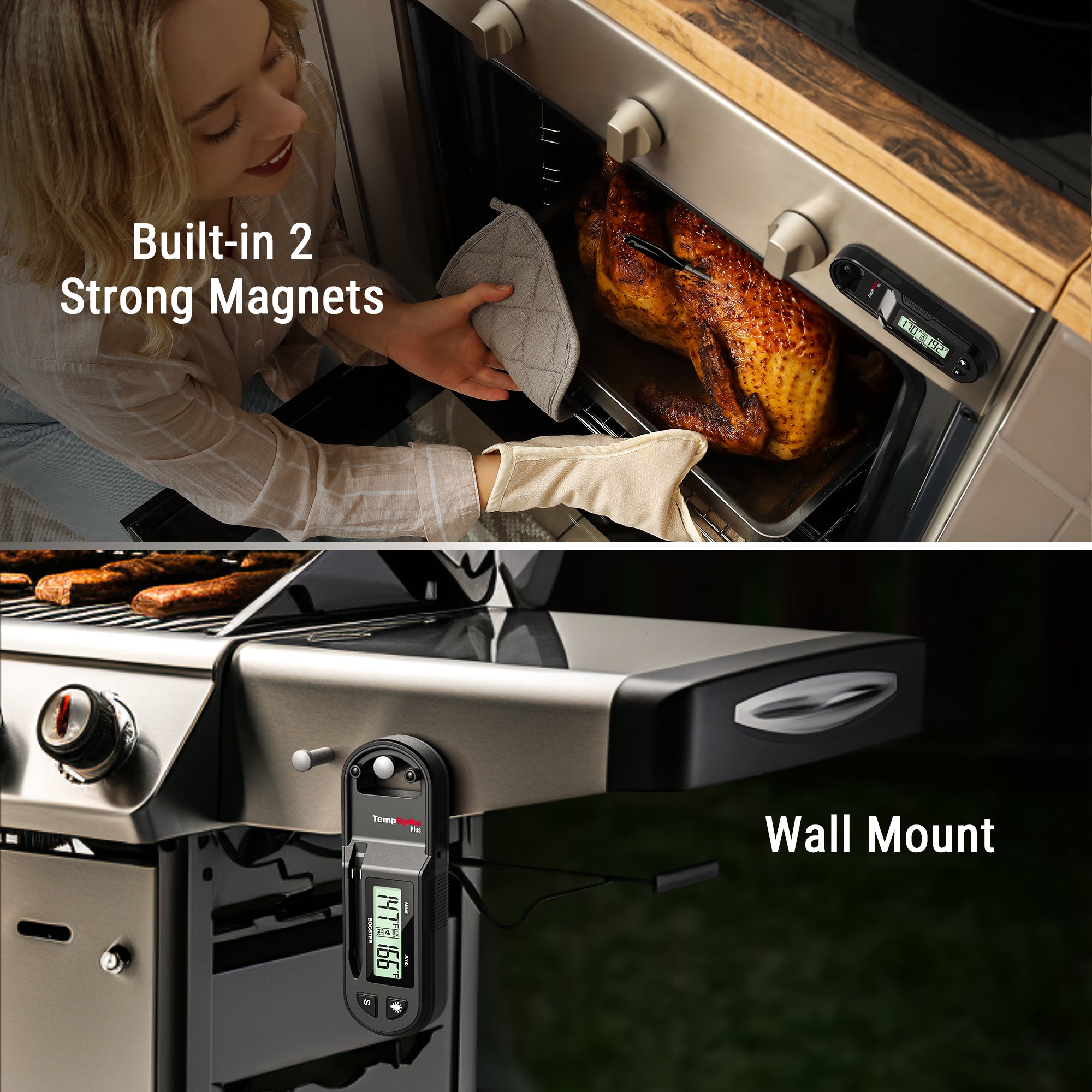 Thermomètre à viande sans fil TP972W Twin TempSpike Plus 600 pieds
