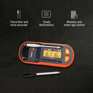 Thermopro Twin TempSpike Plus TP972 Thermomètre à viande sans fil + Thermomètre à lecture instantanée éclair TP622W — Ensemble économique