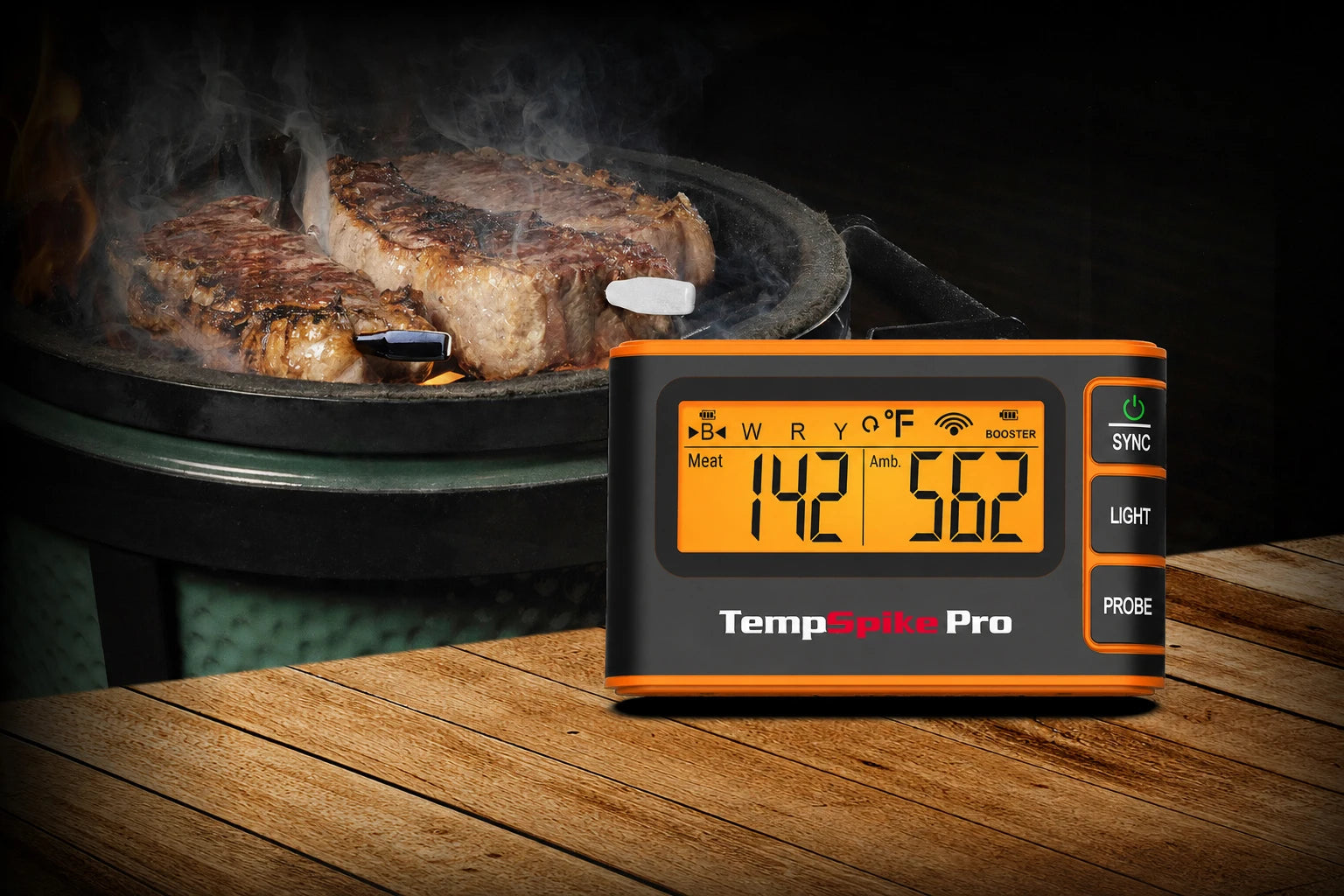 Thermomètre à viande Wi-Fi TP980 TempSpike Pro - 2 sondes