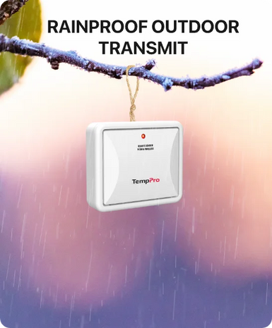 Capteur d'humidité additionnel TempPro TX-2B — 915 MHz, pour thermomètres intérieurs/extérieurs