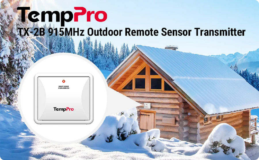 Capteur d'humidité additionnel TempPro TX-2B — 915 MHz, pour thermomètres intérieurs/extérieurs
