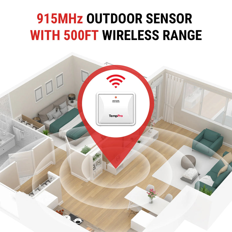 Sensor de humedad adicional ThermoPro TX-2B de 915 MHz