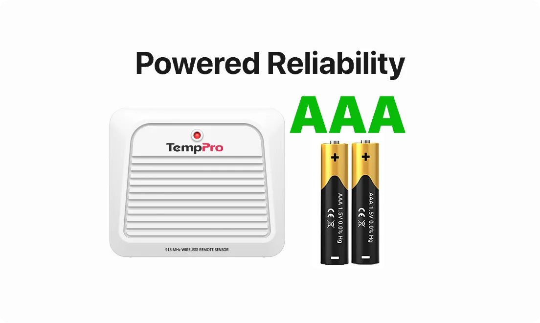 Transmisor de sensor exterior adicional ThermoPro TX-7B, solo para TP260B/TP280B