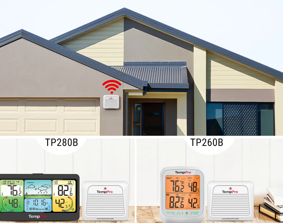 TempPro TX-7B Add-On Outdoor Sensor — for TP260B/TP280B, Wireless