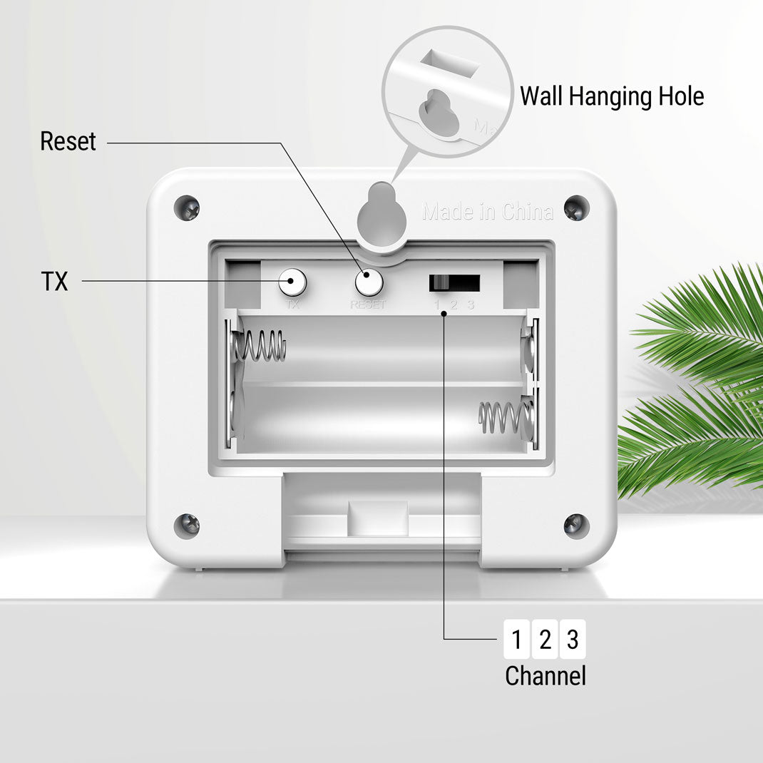 Transmisor de sensor exterior adicional ThermoPro TX-7B, solo para TP260B/TP280B