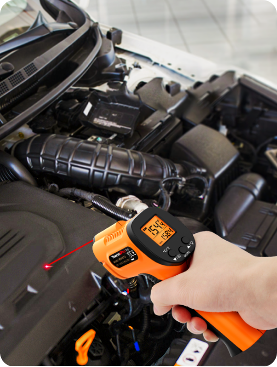 TempPro TP30 Infrared Thermometer Gun & TempPro TP01S Digital Instant-Read Meat Thermometer