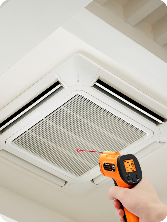 TempPro TP30 Infrared Thermometer Gun & TempPro TP01S Digital Instant-Read Meat Thermometer