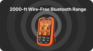 TempSpikeXR TP863B 2000FT Red Wireless Meat Thermometer
