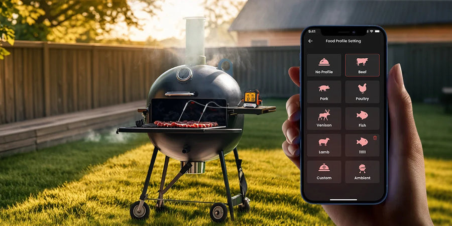 TempPro TempSync ELITE TP904 Wireless Meat Thermometer — Smart Bluetooth, App Alerts
