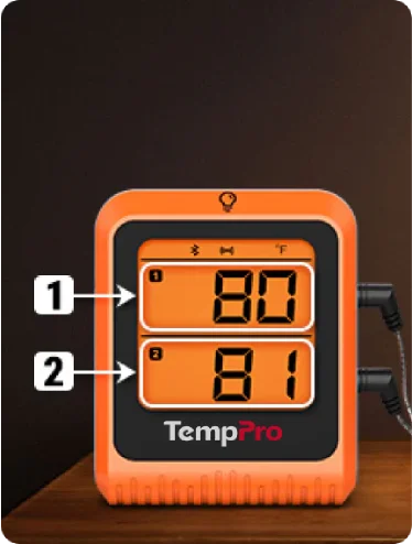 Termómetro inalámbrico para carne con Bluetooth TP920