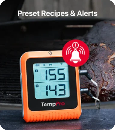 Termómetro inalámbrico para carne con Bluetooth TP920