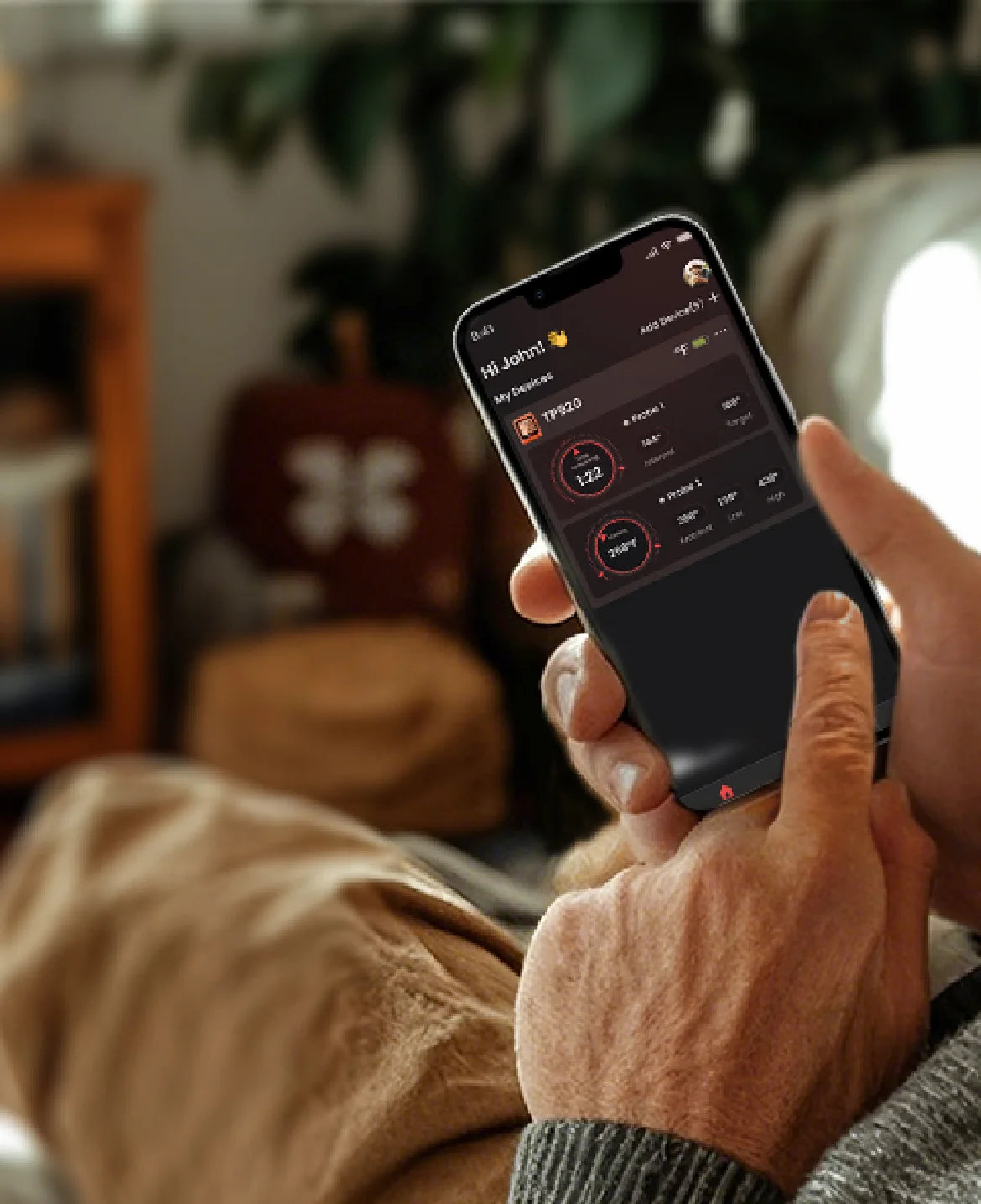 Termómetro inalámbrico para carne con Bluetooth TP920
