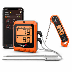 TempPro TP920 Bluetooth Meat Thermometer + TP19H Instant-Read Meat Thermometerr — Value Pack